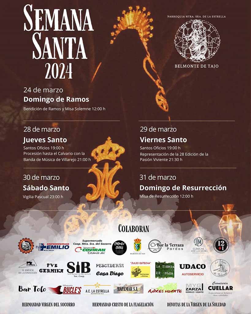 Semana Santa en Belmonte de Tajo 2024 Belmonte de Tajo